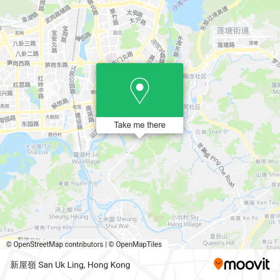 新屋嶺 San Uk Ling地圖