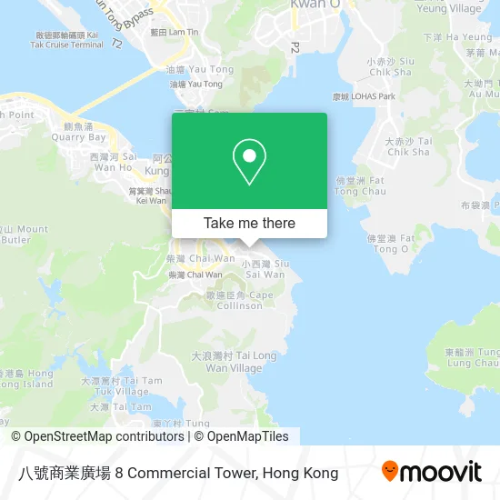 八號商業廣場 8 Commercial Tower map