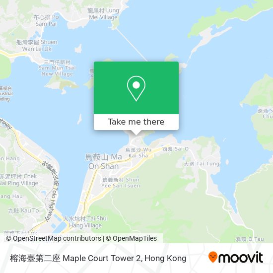 榕海臺第二座 Maple Court Tower 2 map