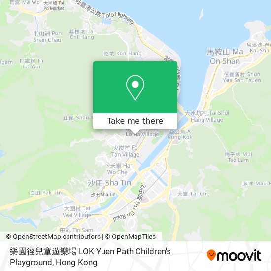 樂園徑兒童遊樂場 LOK Yuen Path Children's Playground map