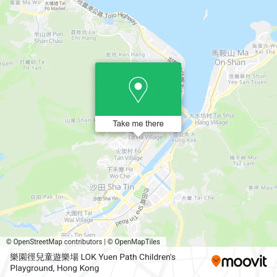樂園徑兒童遊樂場 LOK Yuen Path Children's Playground map