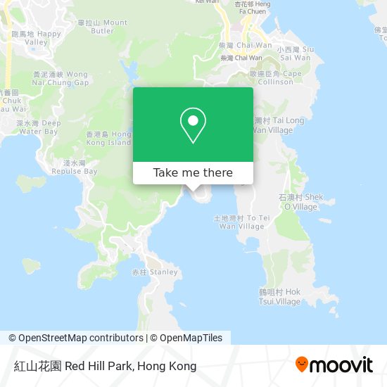 紅山花園 Red Hill Park map