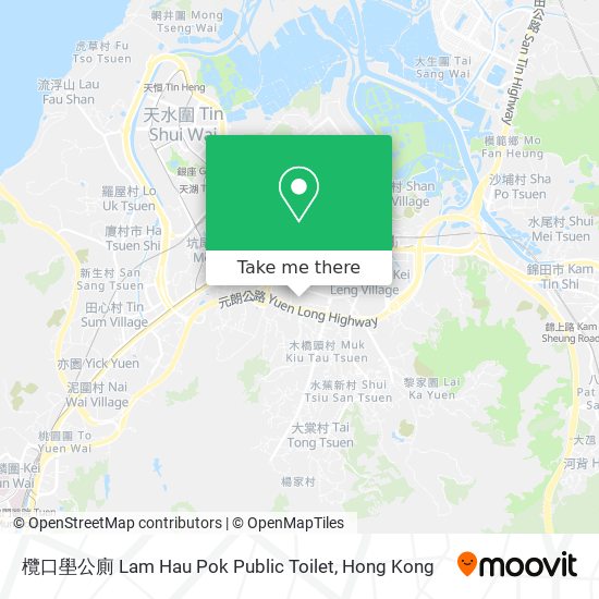 欖口壆公廁 Lam Hau Pok Public Toilet map