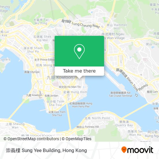 崇義樓 Sung Yee Building地圖
