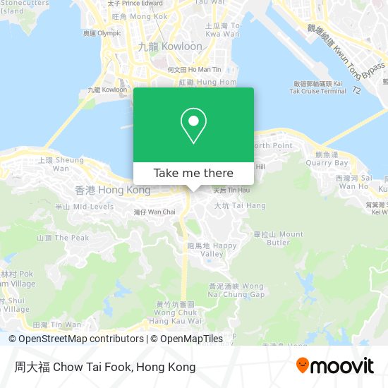 周大福 Chow Tai Fook map