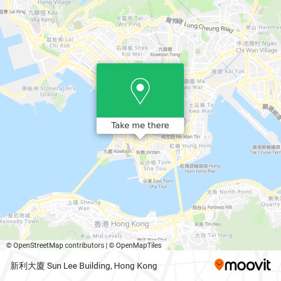新利大廈 Sun Lee Building map