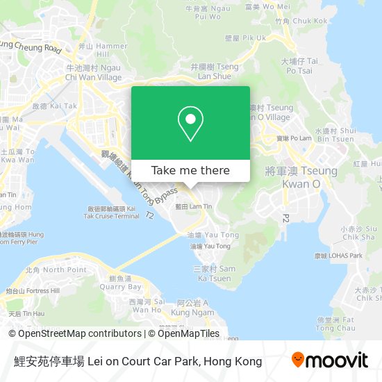 鯉安苑停車場 Lei on Court Car Park map