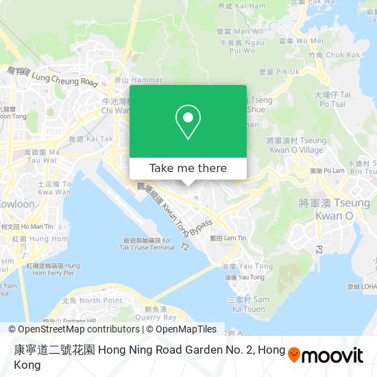 康寧道二號花園 Hong Ning Road Garden No. 2 map