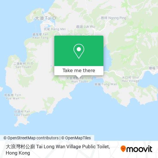 大浪灣村公廁 Tai Long Wan Village Public Toilet map