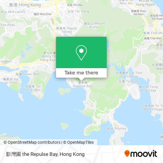 影灣園 the Repulse Bay map