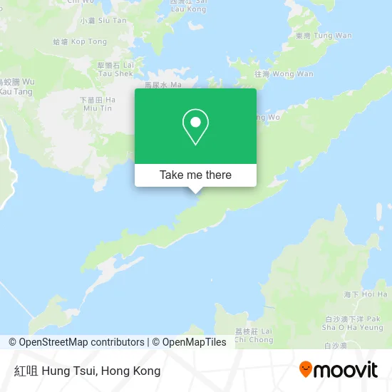 紅咀 Hung Tsui map