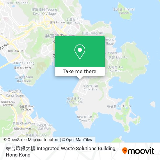 綜合環保大樓 Integrated Waste Solutions Building map
