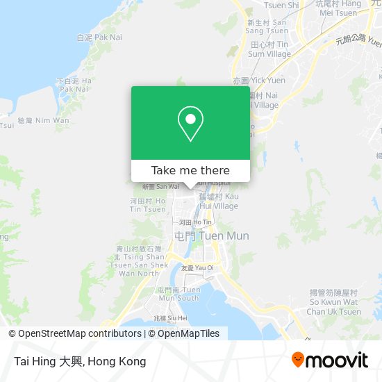 Tai Hing 大興 map