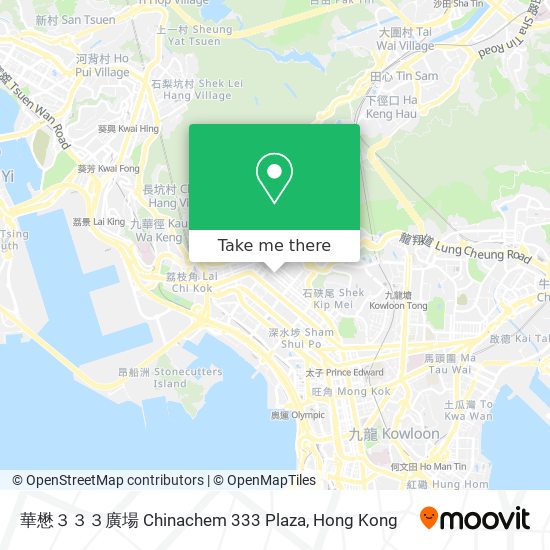 華懋３３３廣場 Chinachem 333 Plaza map