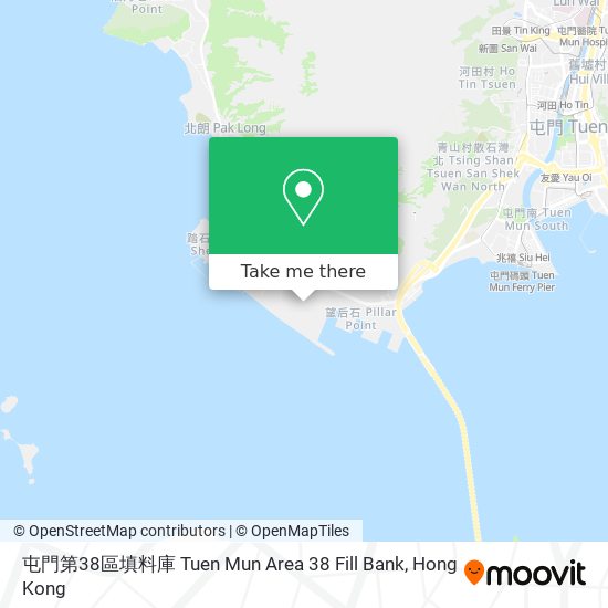 屯門第38區填料庫 Tuen Mun Area 38 Fill Bank map