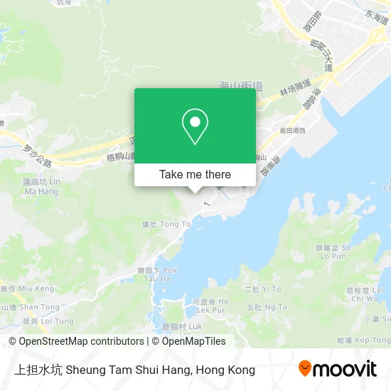 上担水坑 Sheung Tam Shui Hang map