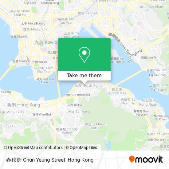 春秧街 Chun Yeung Street map