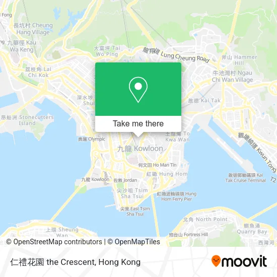 仁禮花園 the Crescent地圖