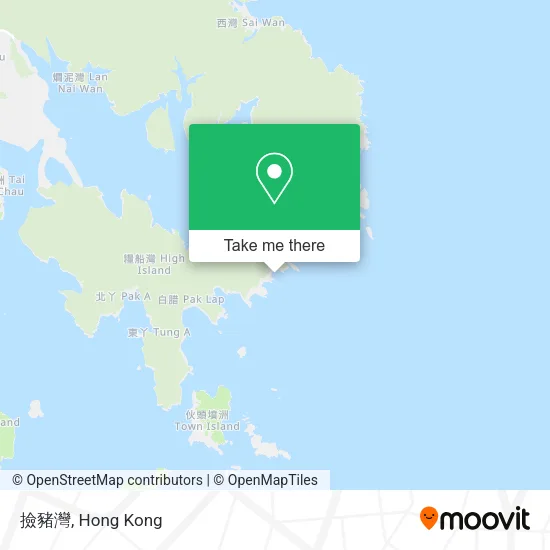 撿豬灣 map