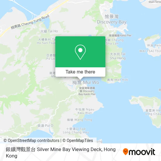 銀鑛灣觀景台 Silver Mine Bay Viewing Deck map