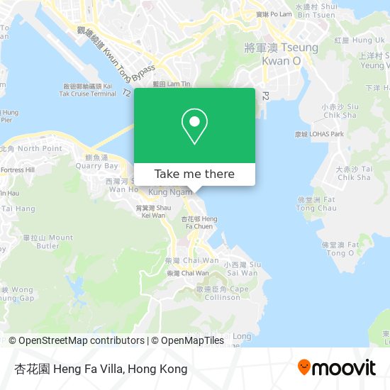 杏花園 Heng Fa Villa map