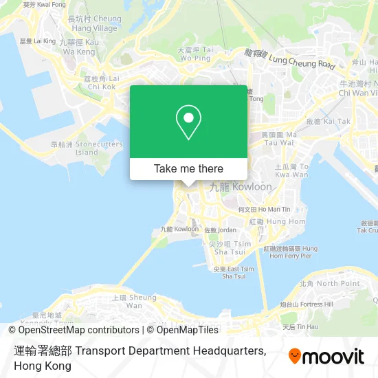 運輸署總部 Transport Department Headquarters map