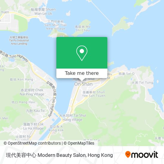 現代美容中心 Modern Beauty Salon map