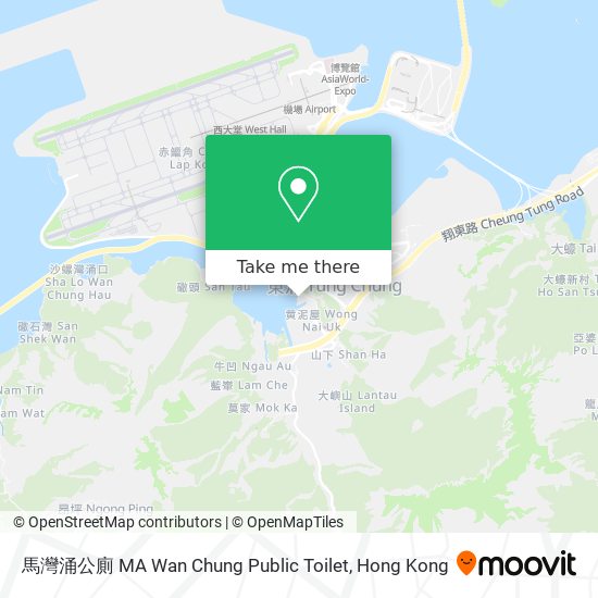 馬灣涌公廁 MA Wan Chung Public Toilet map