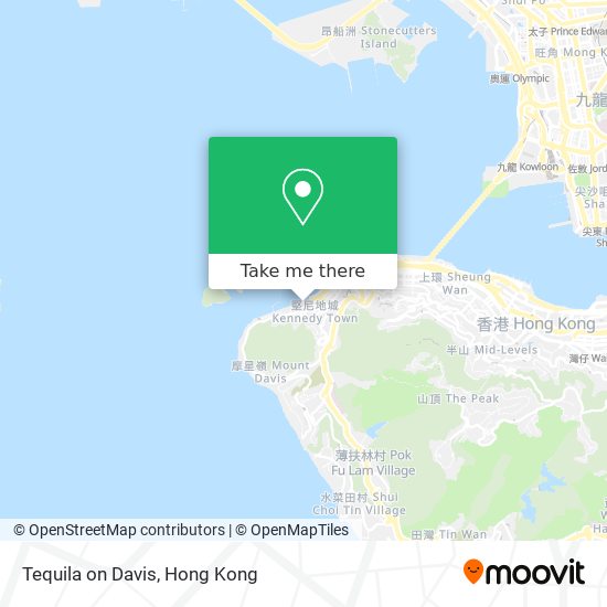 Tequila on Davis map