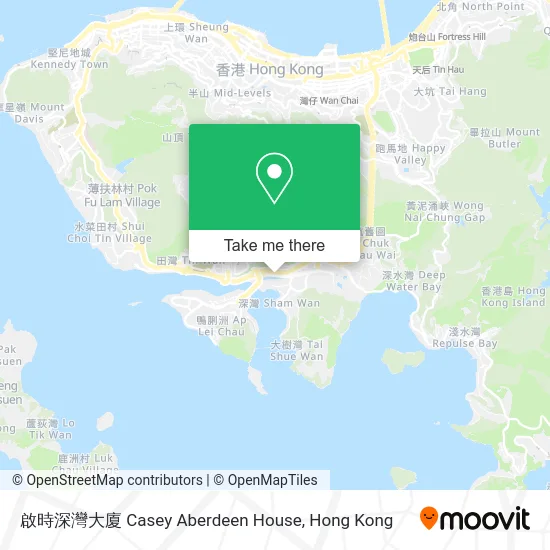 啟時深灣大廈 Casey Aberdeen House map