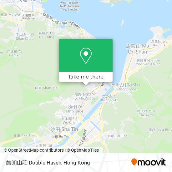 皓朗山莊 Double Haven map