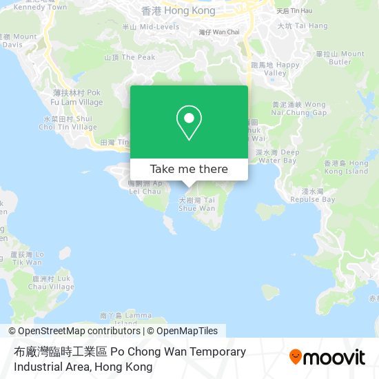 布廠灣臨時工業區 Po Chong Wan Temporary Industrial Area map