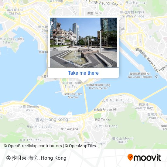 尖沙咀東-海旁地圖