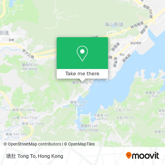 塘肚 Tong To map