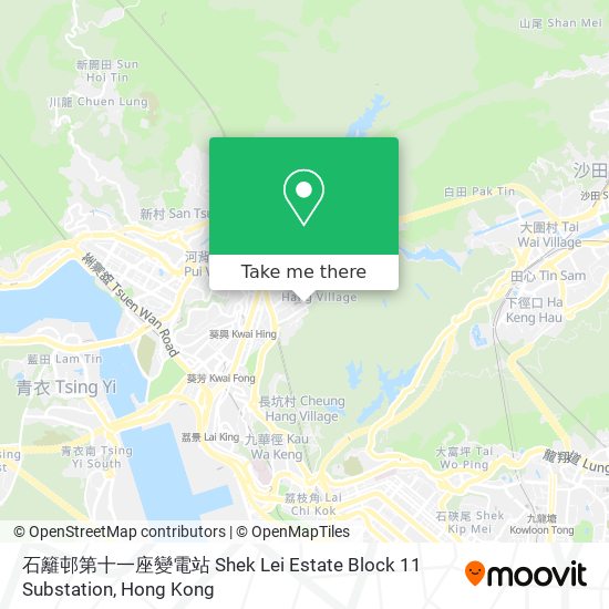 石籬邨第十一座變電站 Shek Lei Estate Block 11 Substation map