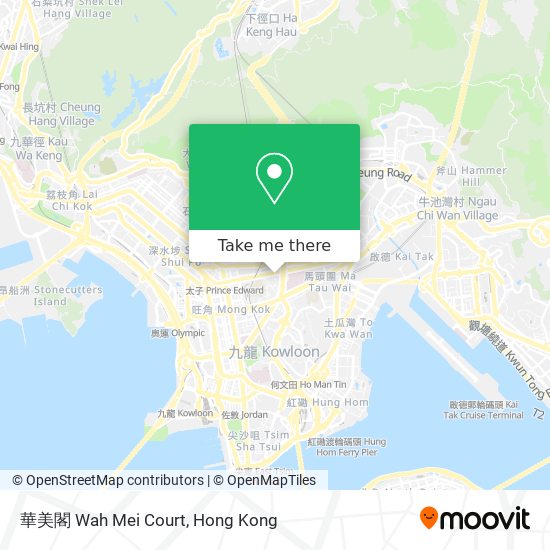 華美閣 Wah Mei Court map