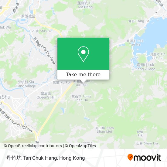 丹竹坑 Tan Chuk Hang map