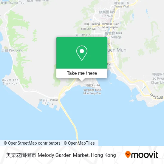 美樂花園街市 Melody Garden Market map