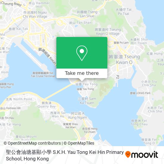 聖公會油塘基顯小學 S.K.H. Yau Tong Kei Hin Primary School地圖