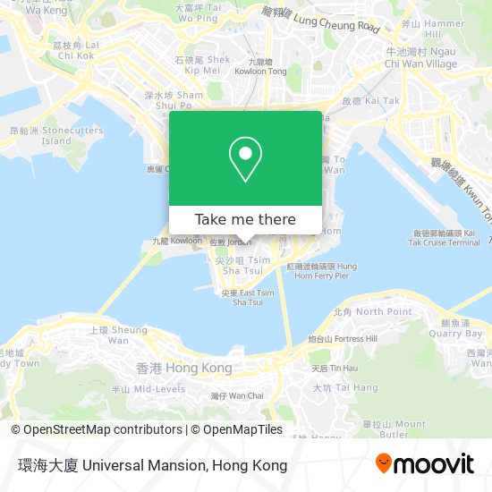 環海大廈 Universal Mansion map