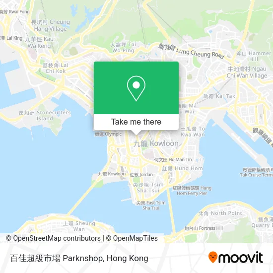 百佳超級市場 Parknshop地圖
