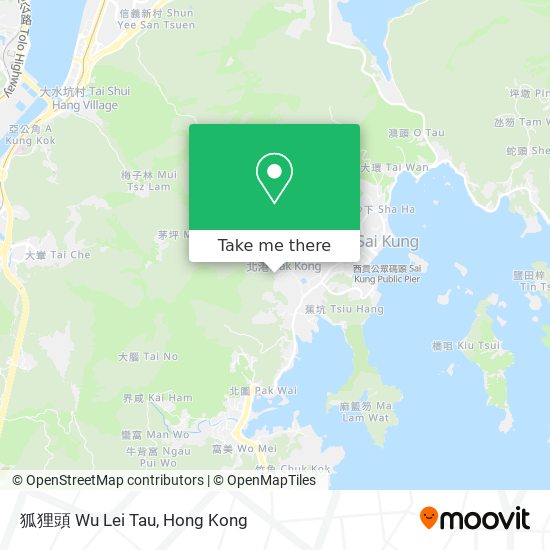 狐狸頭 Wu Lei Tau map