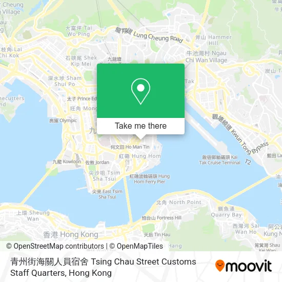 青州街海關人員宿舍 Tsing Chau Street Customs Staff Quarters地圖