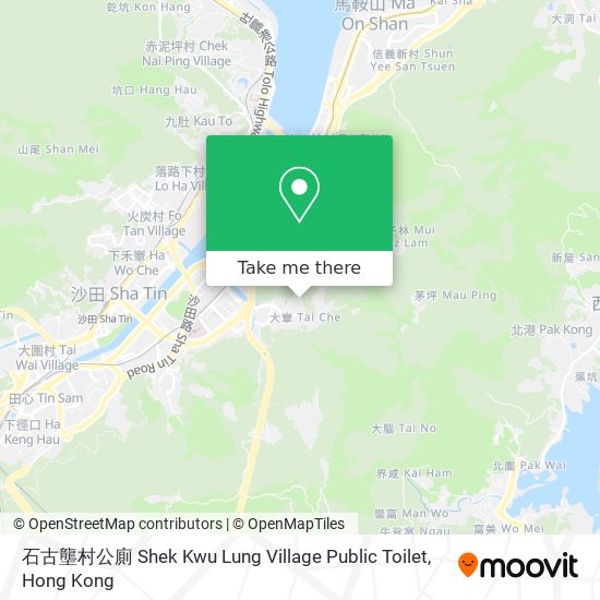 石古壟村公廁 Shek Kwu Lung Village Public Toilet map