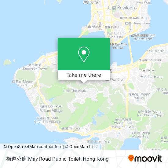 梅道公廁 May Road Public Toilet map