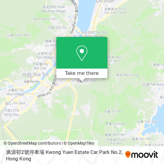廣源邨2號停車場 Kwong Yuen Estate Car Park No.2 map