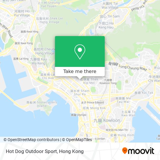 Hot Dog Outdoor Sport map