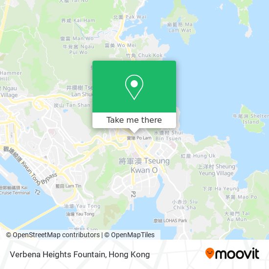 Verbena Heights Fountain map