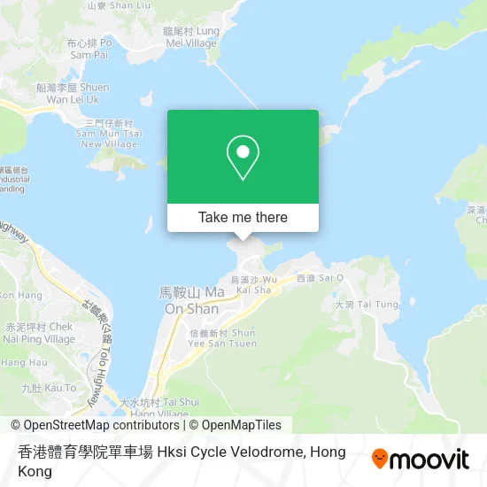 香港體育學院單車場 Hksi Cycle Velodrome地圖