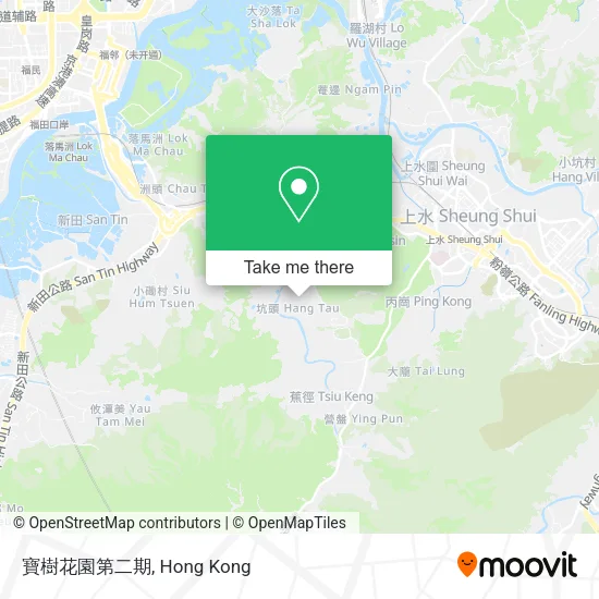 寶樹花園第二期地圖